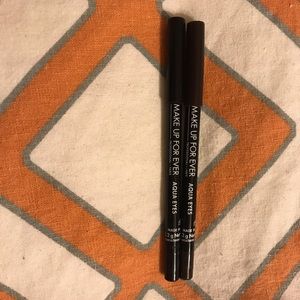 Make Up Forever aqua eyes pencil eyeliners